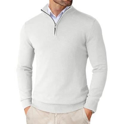 Troyer Pullover Herren | Halbreißverschluss & Schlanker Schnitt 3