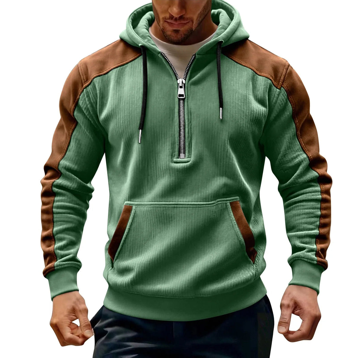 Pullover Herren | Mit Reißverschluss & Langarm 8