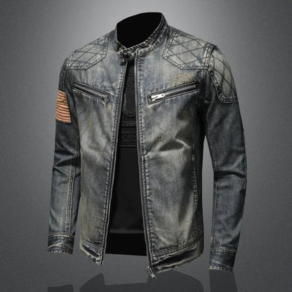 Herren Heritage-Jacke Atmungsaktiv Strukturierte Passform 2