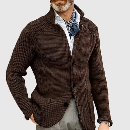 Strickjacke Herren | Blazer-Stil mit Strukturmuster 10