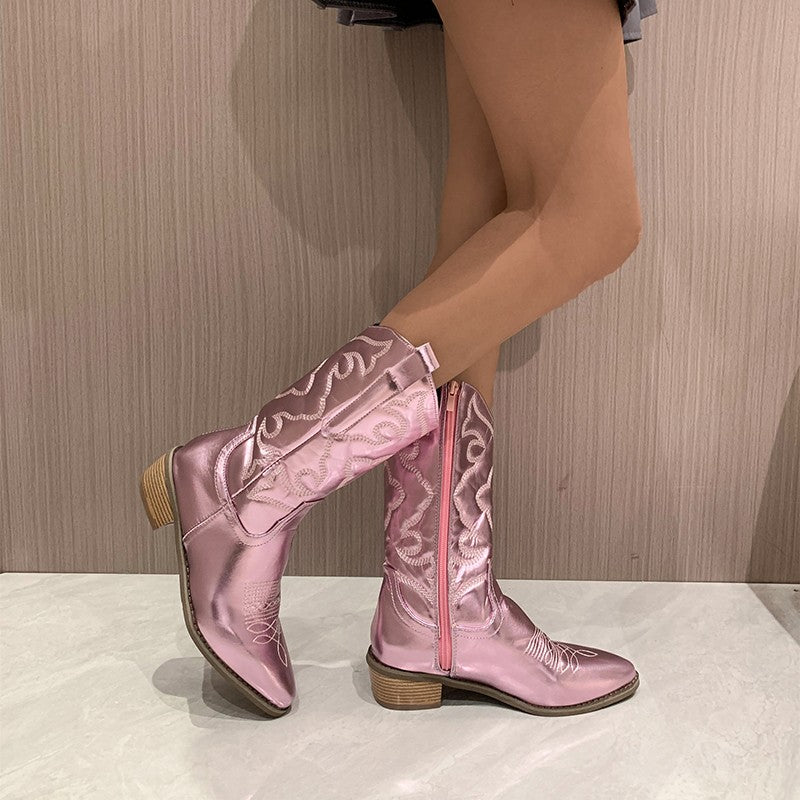 Stiefel Damen | Metallic-Glanz & Ganztägiger Komfort 1