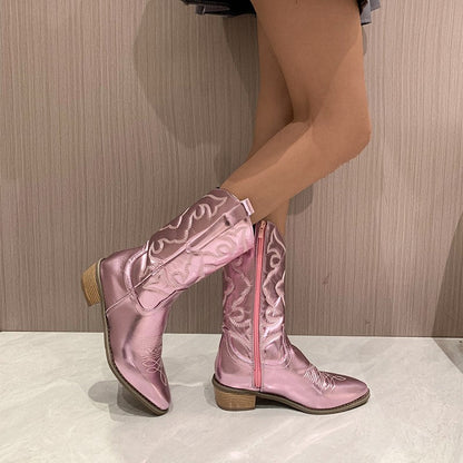 Stiefel Damen | Metallic-Glanz & Ganztägiger Komfort 1
