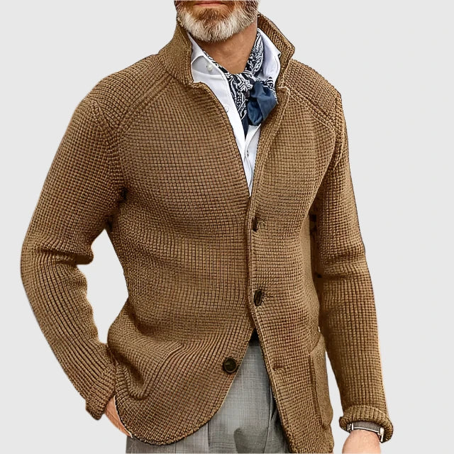 Strickjacke Herren | Blazer-Stil mit Strukturmuster 14