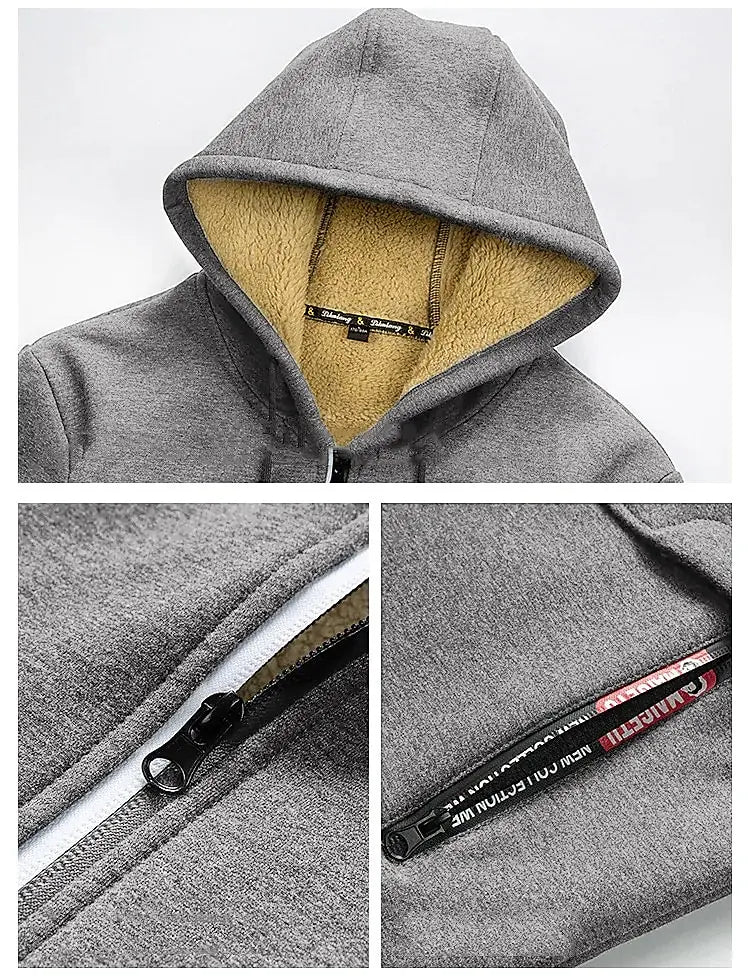Winterjacke Herren | Mit Kapuze & Warm Gefüttert 4