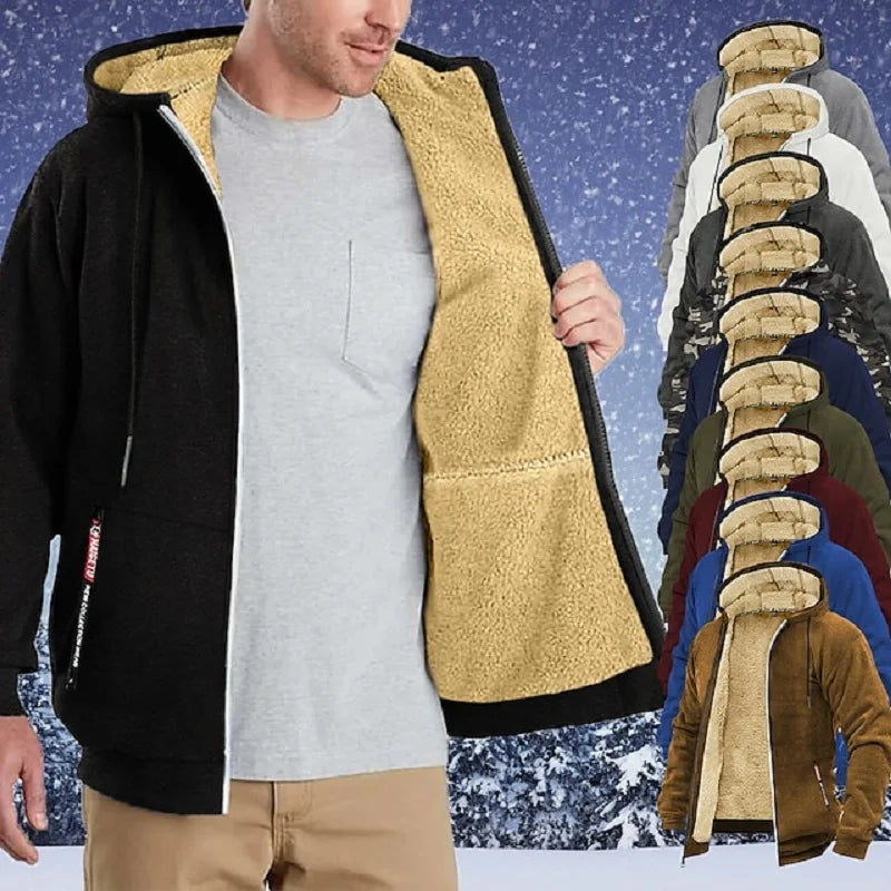 Winterjacke Herren | Mit Kapuze & Warm Gefüttert 15