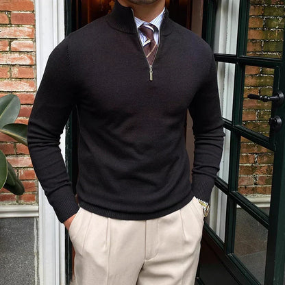 Quarter-Zip Pullover Herren | Figurbetont & Wärmend 2