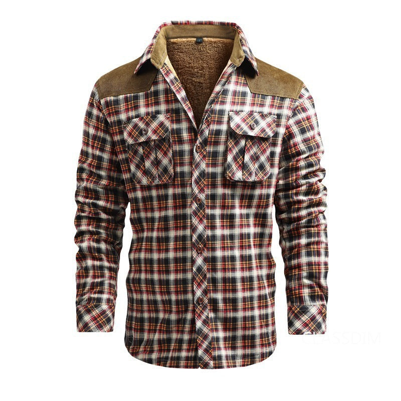 Flanelljacke Herren | Karomuster & Warm Gefüttert 1