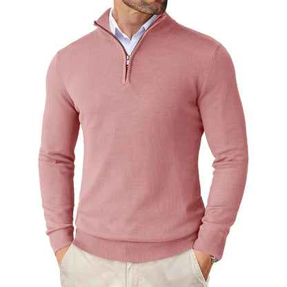 Troyer Pullover Herren | Halbreißverschluss & Schlanker Schnitt 7