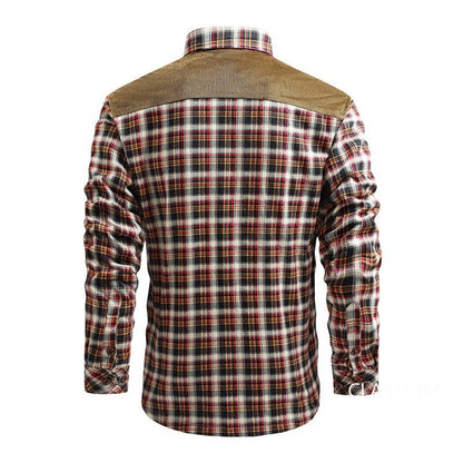 Flanelljacke Herren | Karomuster & Warm Gefüttert 2