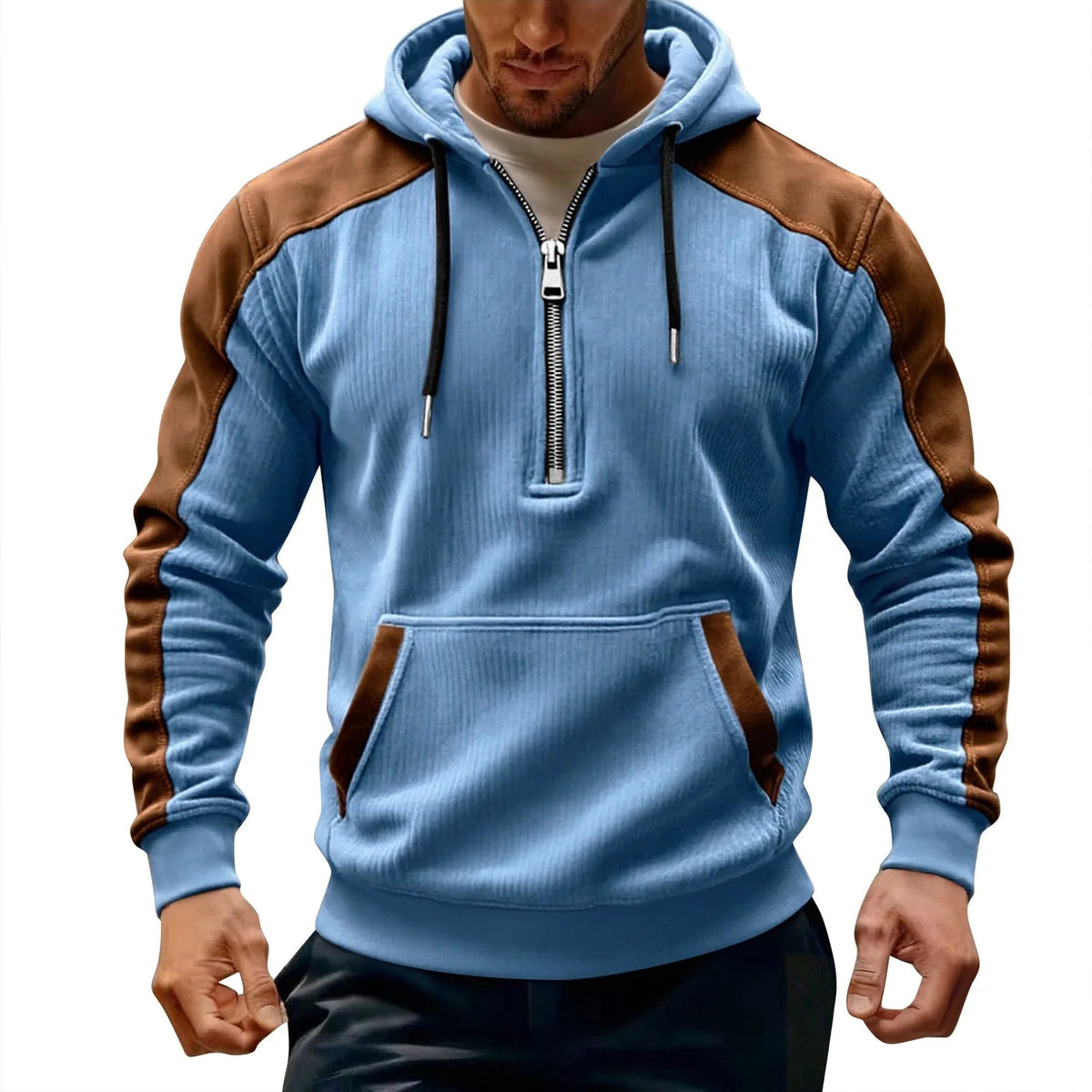 Pullover Herren | Mit Reißverschluss & Langarm 3