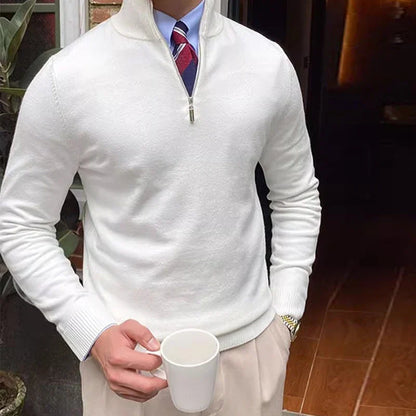 Quarter-Zip Pullover Herren | Figurbetont & Wärmend 5
