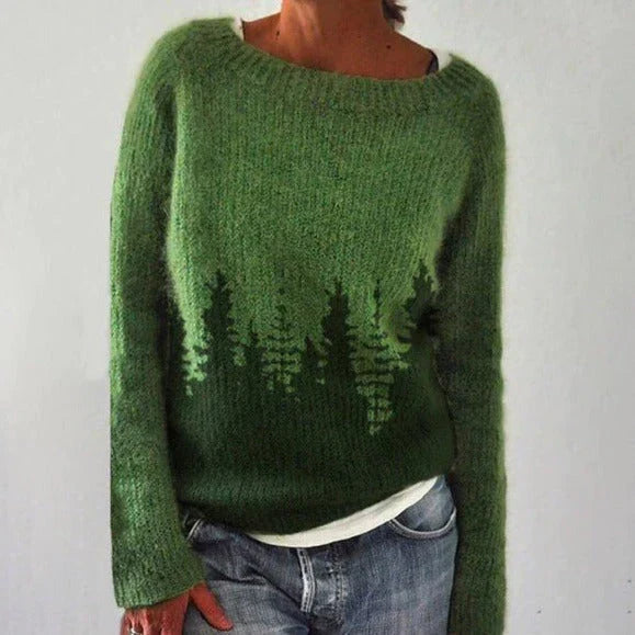 Weihnachtspullover Damen | Nordisches Muster & Lockere Passform 3