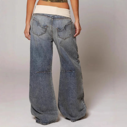 Baggy Jeans Damen | Niedriger Bund & Weites Bein 3