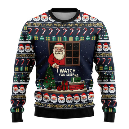 Herren Weihnachtspullover Schneemann Print Strickpullover Rundhals 8