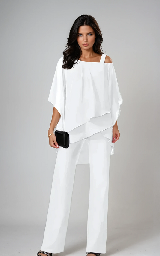 Sommer Zweiteiler Damen | Eleganter Chiffon-Look für besondere Anlässe