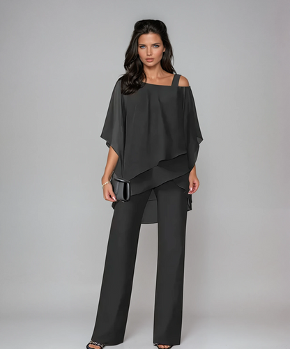 Sommer Zweiteiler Damen | Eleganter Chiffon-Look für besondere Anlässe