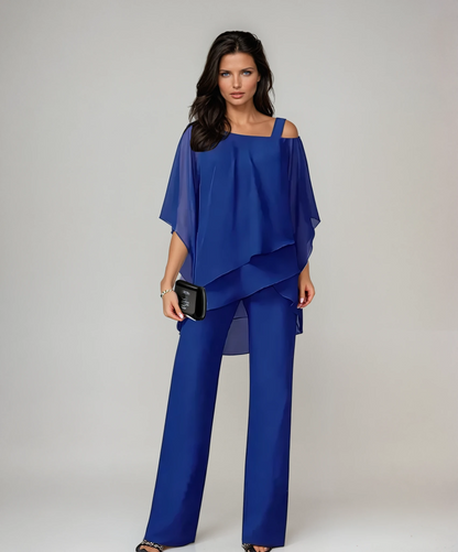 Sommer Zweiteiler Damen | Eleganter Chiffon-Look für besondere Anlässe