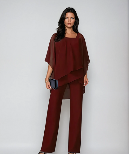 Sommer Zweiteiler Damen | Eleganter Chiffon-Look für besondere Anlässe