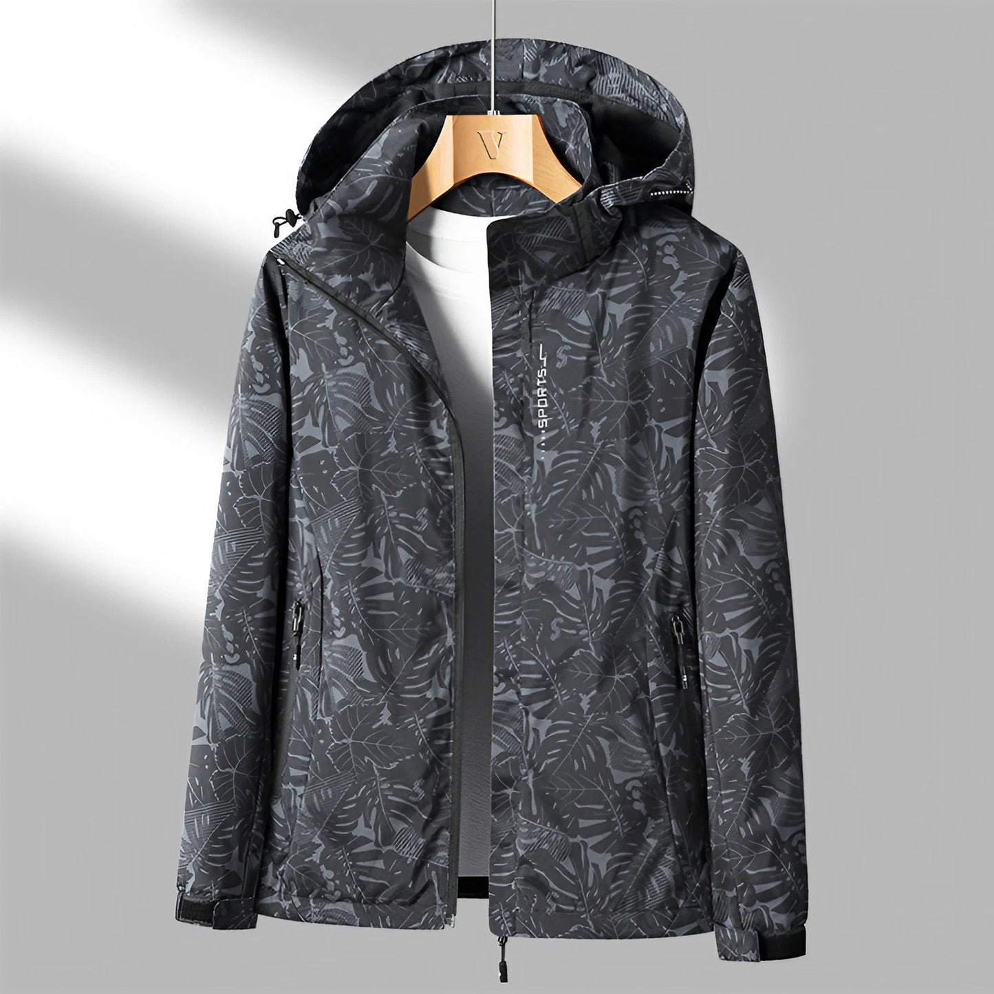 Sanne Bedruckte Outdoor-Jacke mit Kapuze 5