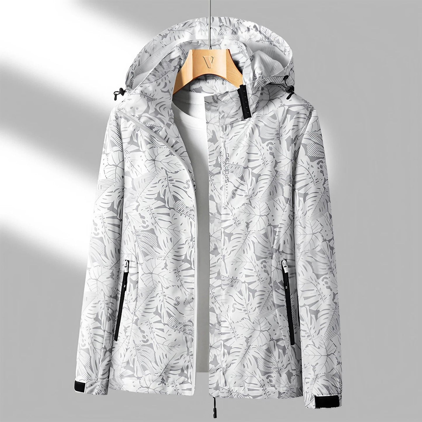 Sanne Bedruckte Outdoor-Jacke mit Kapuze 7