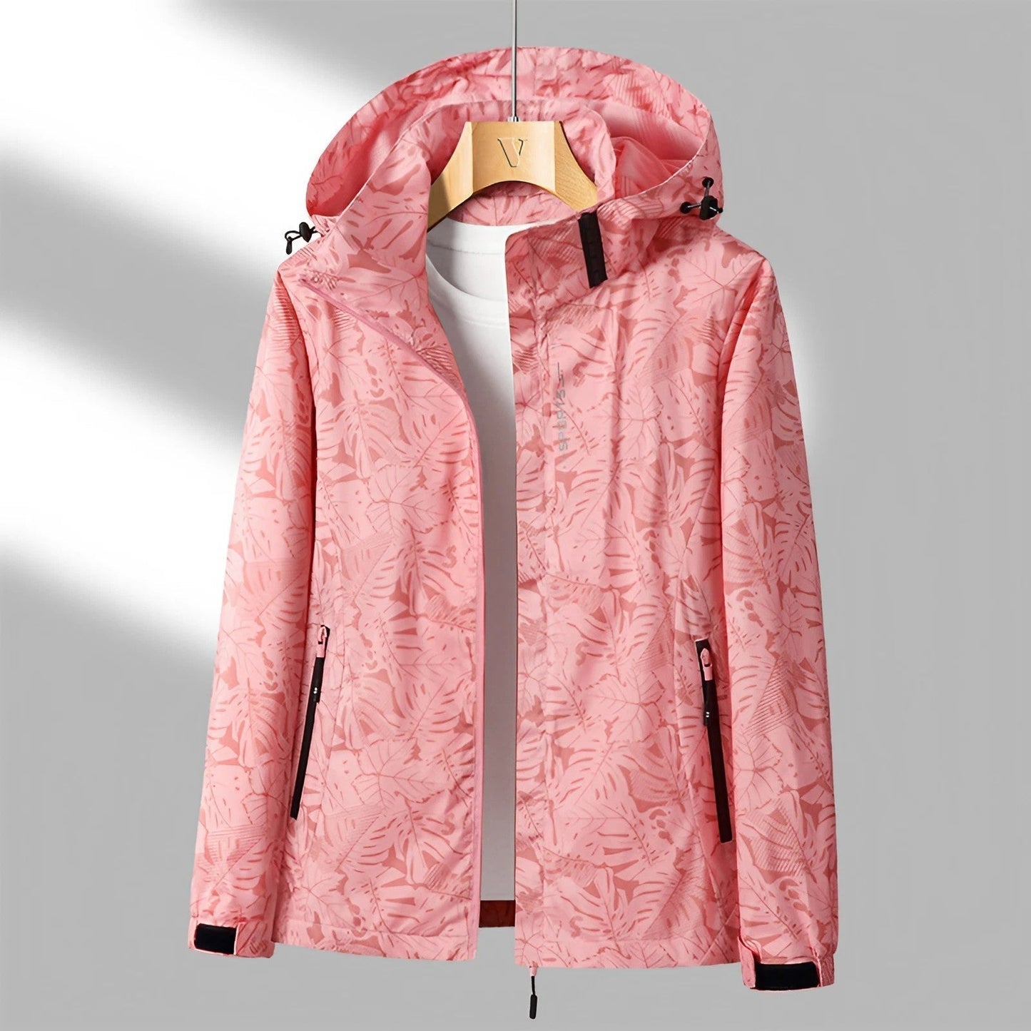 Sanne Bedruckte Outdoor-Jacke mit Kapuze 9