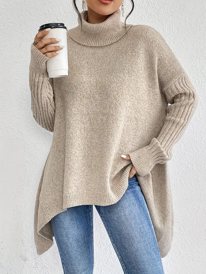 Sarvion™ Langer Rollkragen Pullover 4