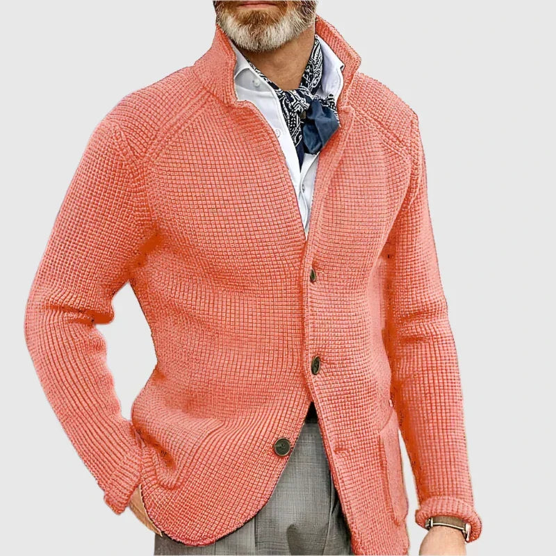 Strickjacke Herren | Blazer-Stil mit Strukturmuster 12