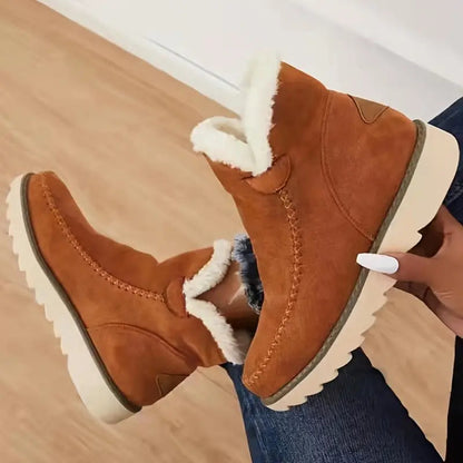 Schaffellstiefel für Damen | Rutschfeste Gummisohle
