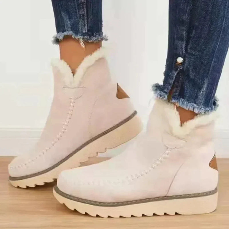 Schaffellstiefel für Damen | Rutschfeste Gummisohle