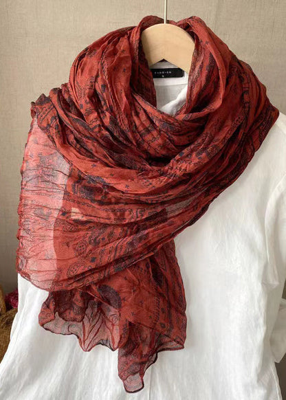Schal für Damen | Leicht, Knittermuster