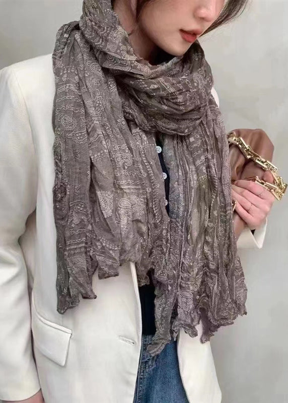 Schal für Damen | Leicht, Knittermuster