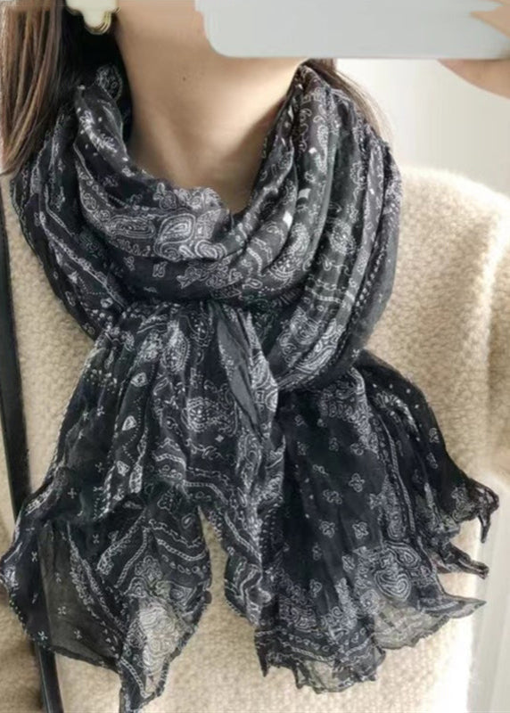 Schal für Damen | Leicht, Knittermuster