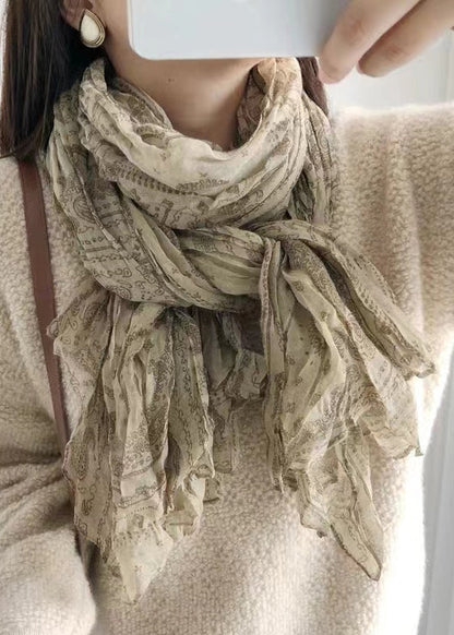 Schal für Damen | Leicht, Knittermuster