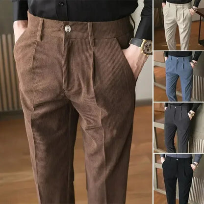 Schmale Cordhose für Herren | Modern Fit
