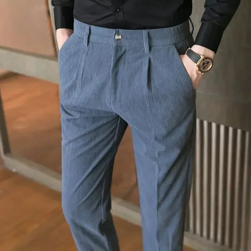 Schmale Cordhose für Herren | Modern Fit