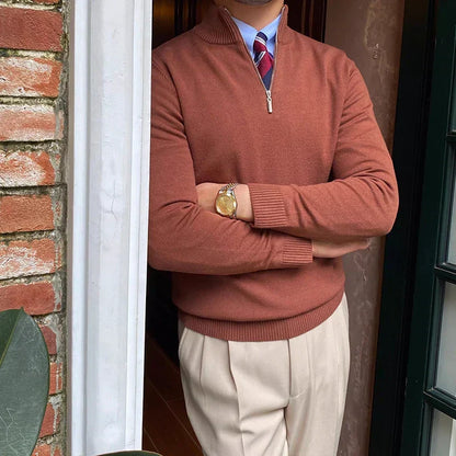 Quarter-Zip Pullover Herren | Figurbetont & Wärmend 7