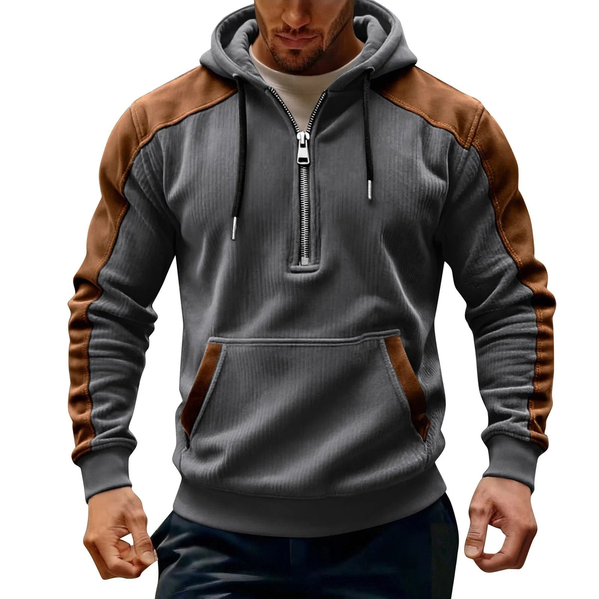 Pullover Herren | Mit Reißverschluss & Langarm 1