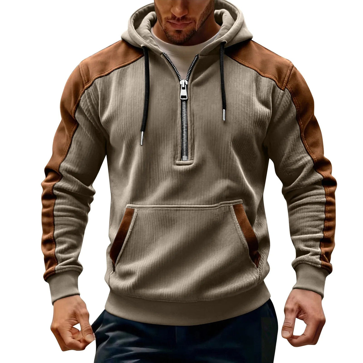 Pullover Herren | Mit Reißverschluss & Langarm 5