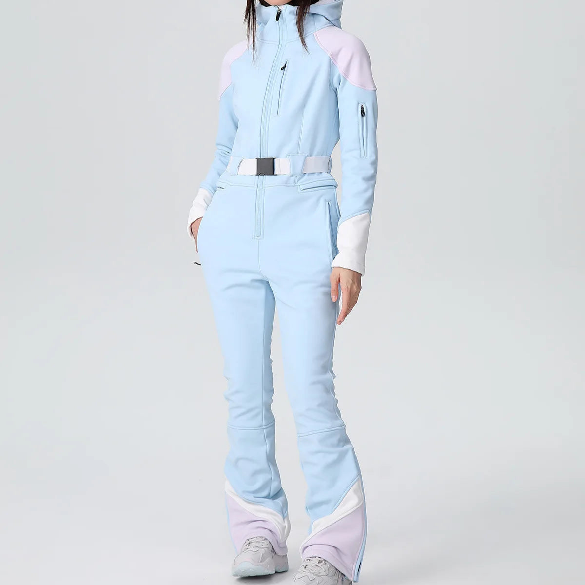 Jumpsuit Skianzug für Damen, wasserdicht und warm für den Winter