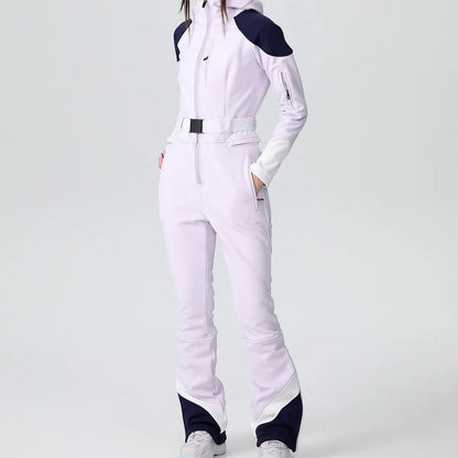 Jumpsuit Skianzug für Damen, wasserdicht und warm für den Winter