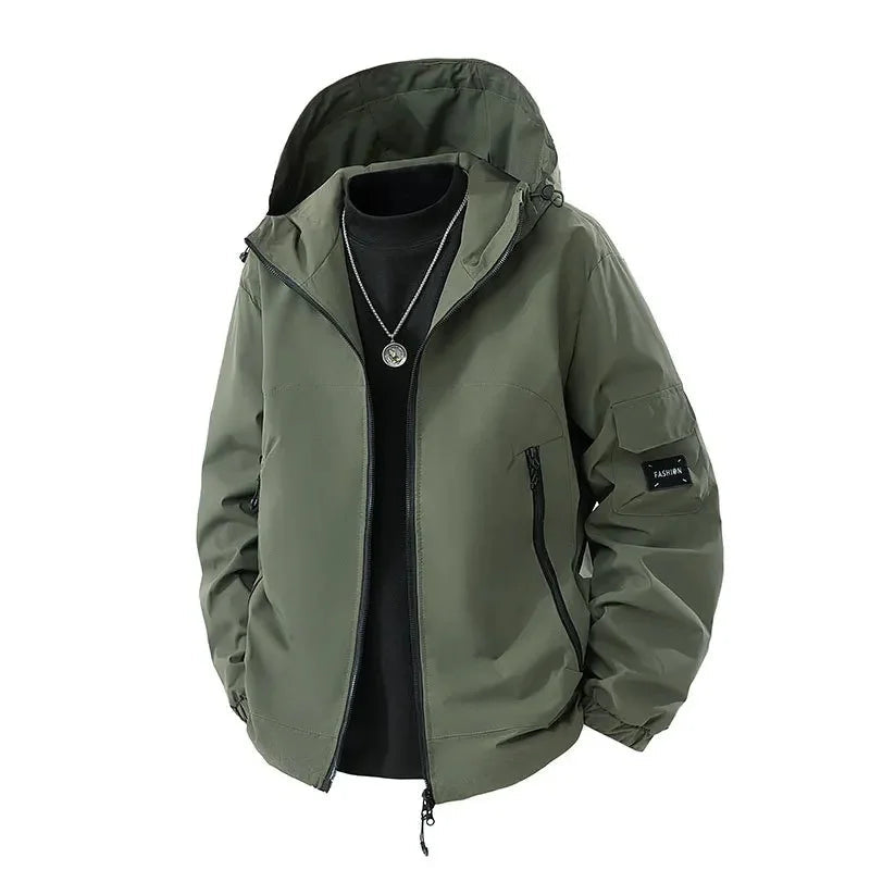 Skijacke für Männer | Kapuze, Atemend | Winterjacke