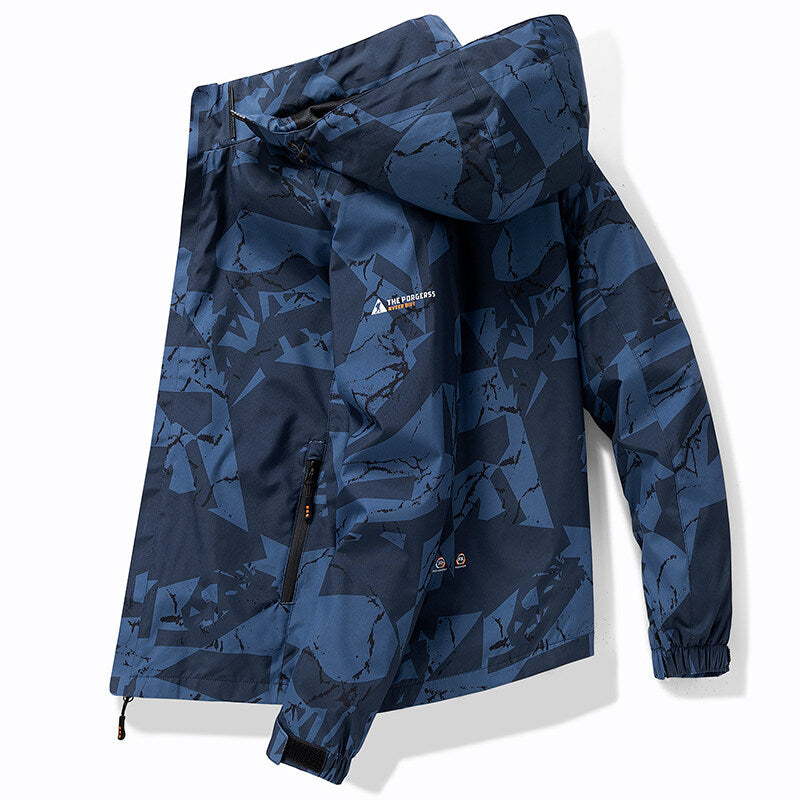 Skijacke für Herren mit Kapuze, wasserabweisend | Modern Fit