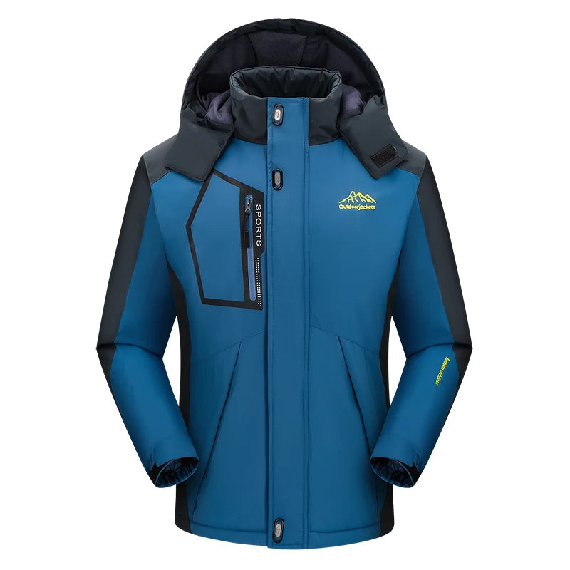Herren Skijacke | Winter, Wasserfest, Mit Kapuze