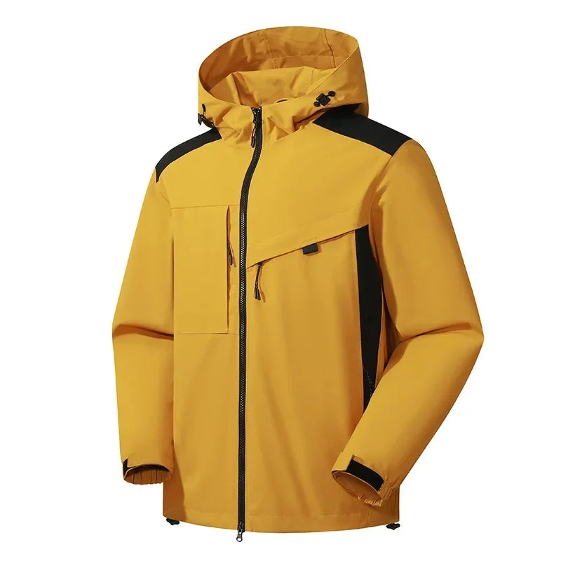 Herren Skijacke | Winterjacke mit Kapuze, Lässig
