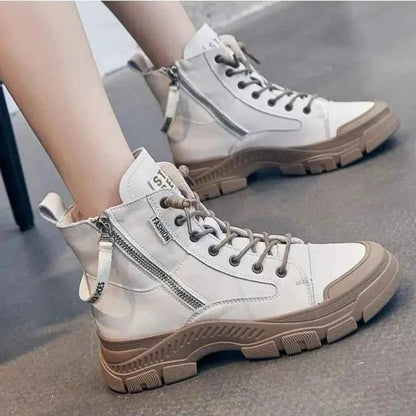 Sneaker Boots Damen | Schnürung & Plateausohle
