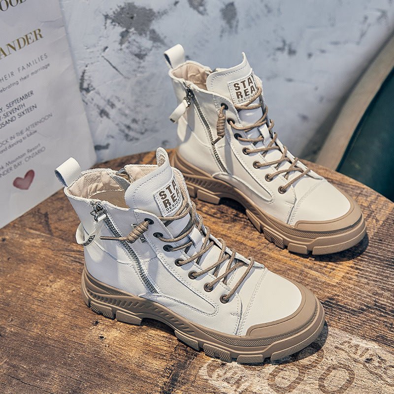 Sneaker Boots Damen | Schnürung & Plateausohle