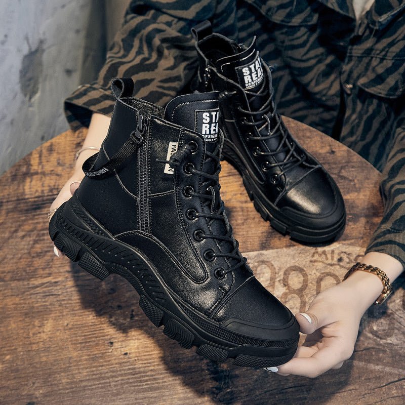 Sneaker Boots Damen | Schnürung & Plateausohle