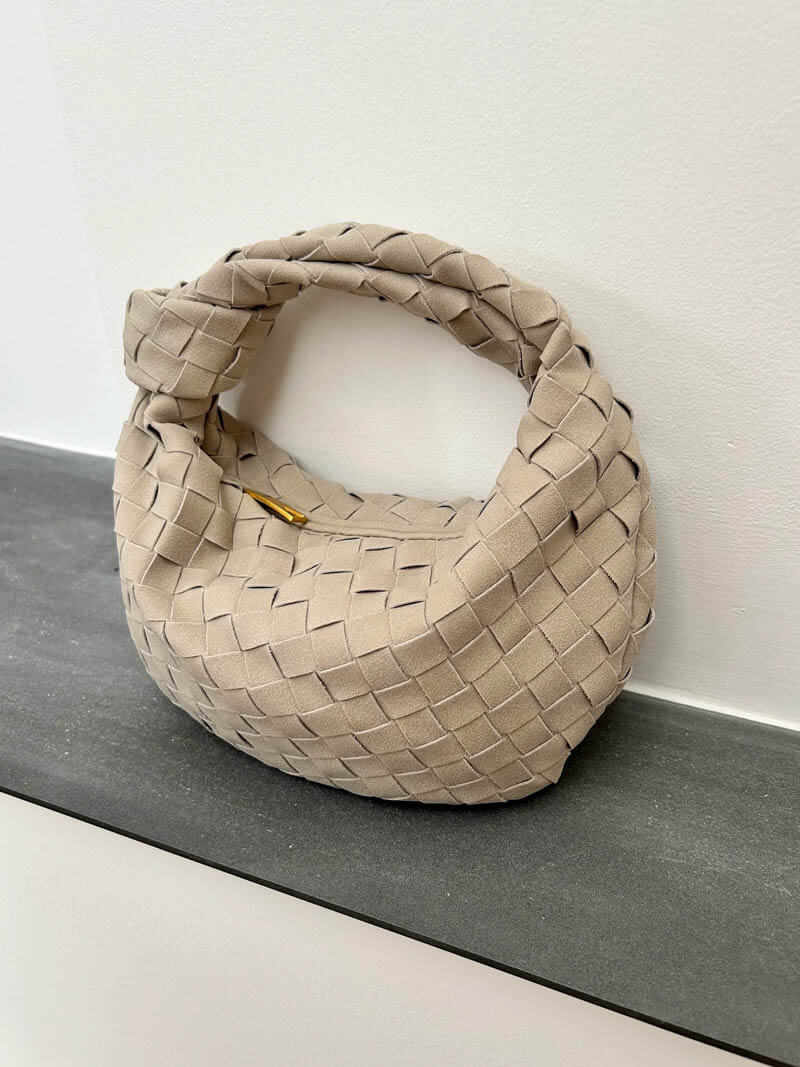 Damen Umhängetasche Knotendesign Vegane Handtasche 3