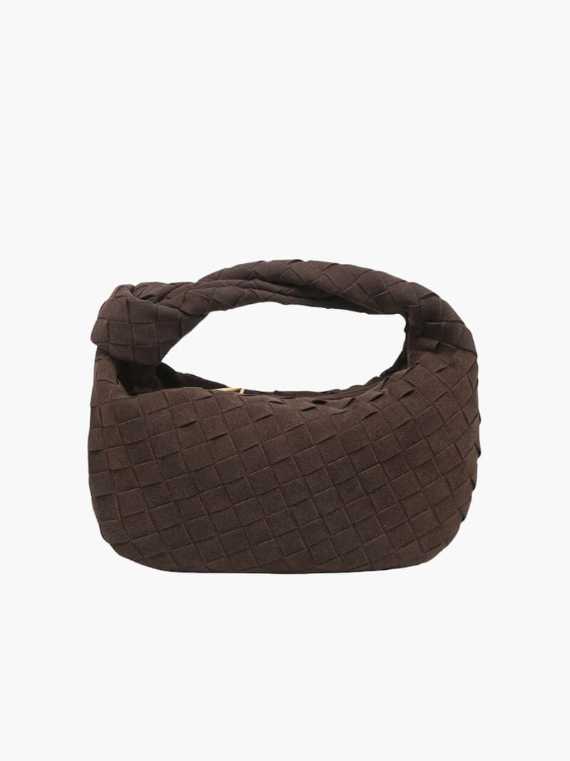 Damen Umhängetasche Knotendesign Vegane Handtasche 1