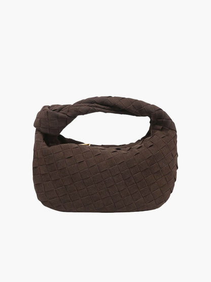 Damen Umhängetasche Knotendesign Vegane Handtasche 1